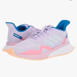 Adidas NOVAFVSE X Running Shoe, Color Pink/White Size 7.5
